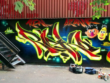 Graffiti Wall - Photo by RISKOone - RISKO.DETS, DO, WAIZT (2013)