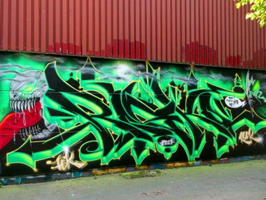 Graffiti Wall - Photo by RISKOone