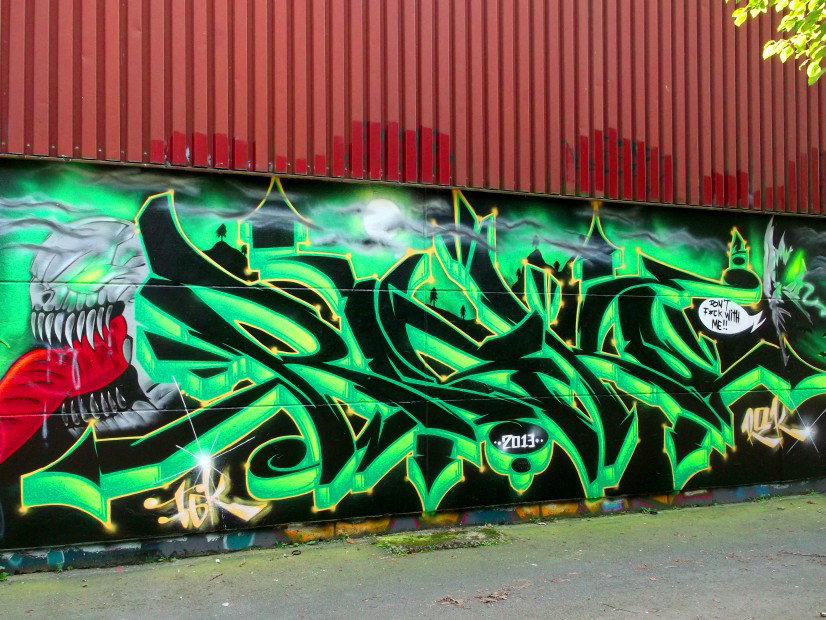 Graffiti Wall - Photo by RISKOone