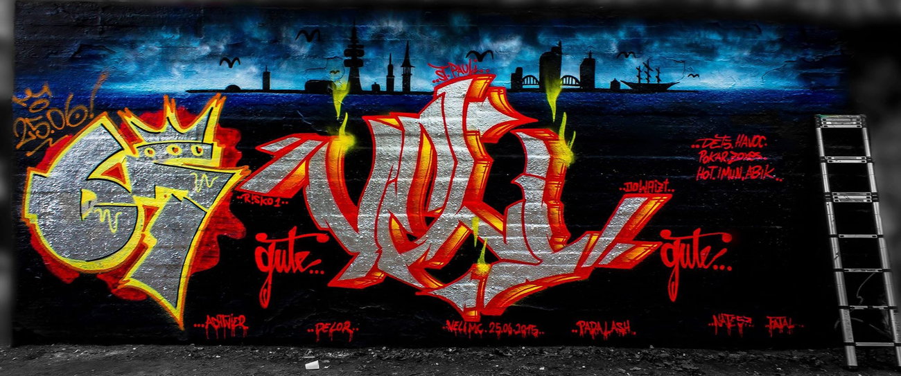 Graffiti Wall - Photo by RISKOone - risko, veli, mc (2015)