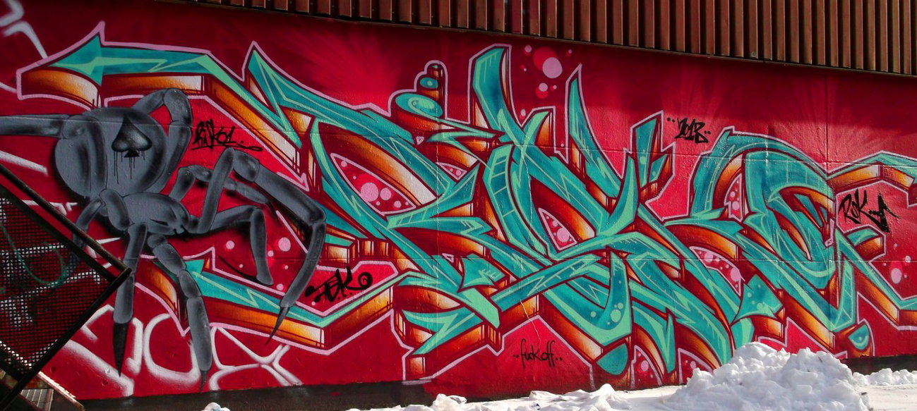 Graffiti Wall - Photo by RISKOone - risko, risko, one (2013)