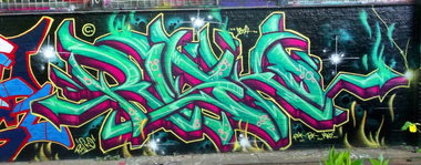 Graffiti Wall - Photo by RISKOone - risko, rsk, hamburg (2014)