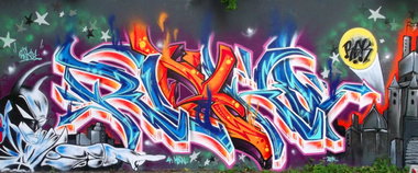 Graffiti Wall - Photo by RISKOone - the, bad, man (2014)