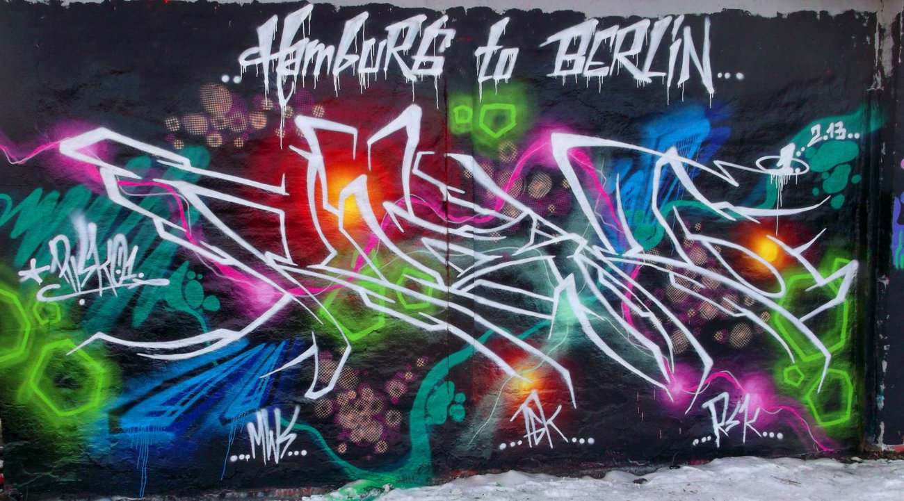 Graffiti Wall - Photo by RISKOone - risko, one, spaceshuttle (2013)