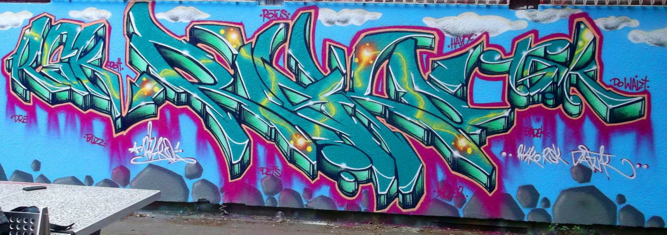Graffiti Wall - Photo by RISKOone - risko, rsk, tgk (2013)