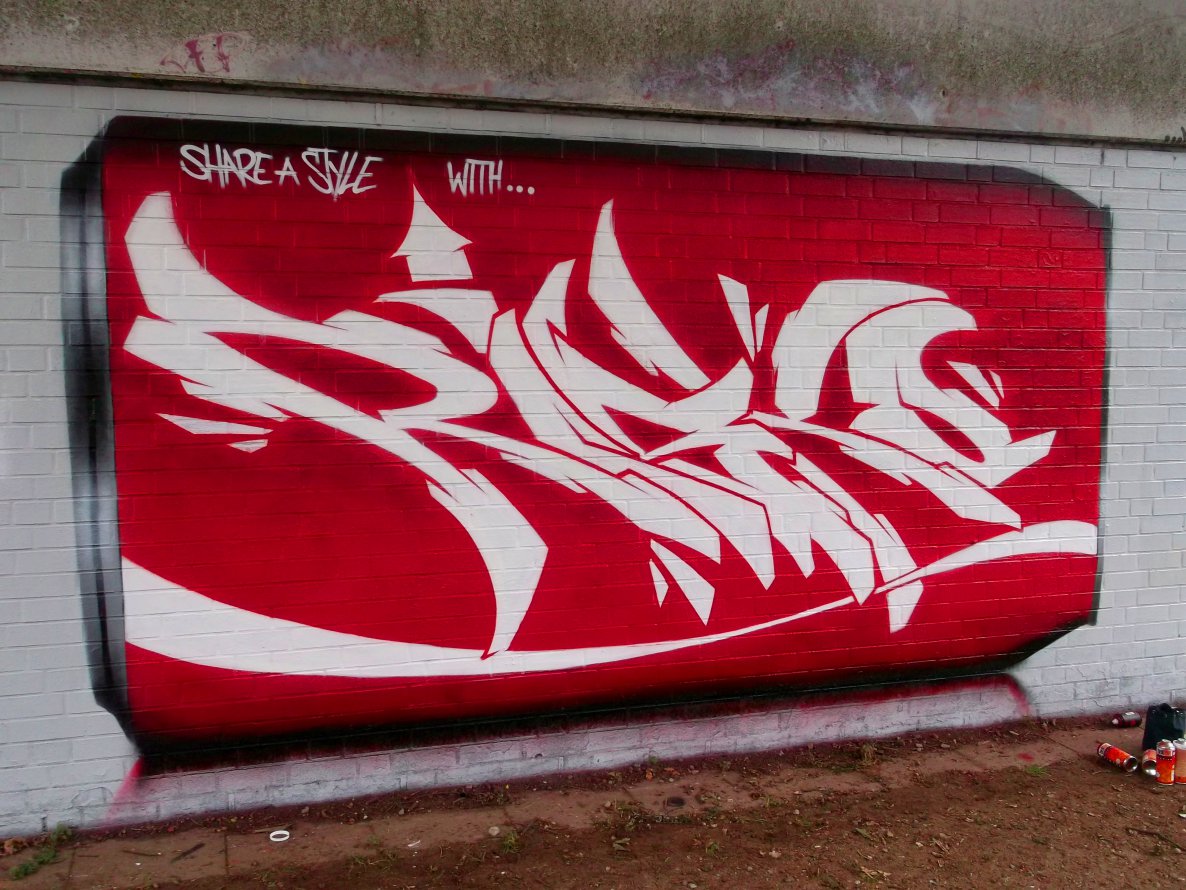 Graffiti Wall - Photo by RISKOone - risko, one, coke (2013)