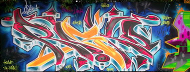 Graffiti Wall - Photo by RISKOone - hack, und, lack (2013)