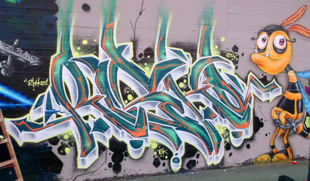 Graffiti Wall - Photo by RISKOone - risko, rsk, mws (2014)