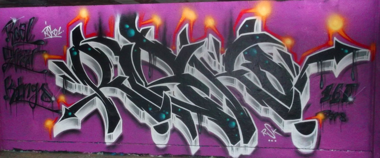 Graffiti Wall - Photo by RISKOone (2014)