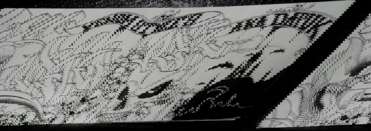 Graffiti Sketch - Photo by RISKOone - venom, styles, aka (2013)