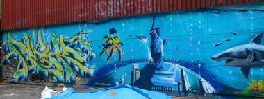 Graffiti Wall - Photo by RISKOone - ris, ko, risko (2013)