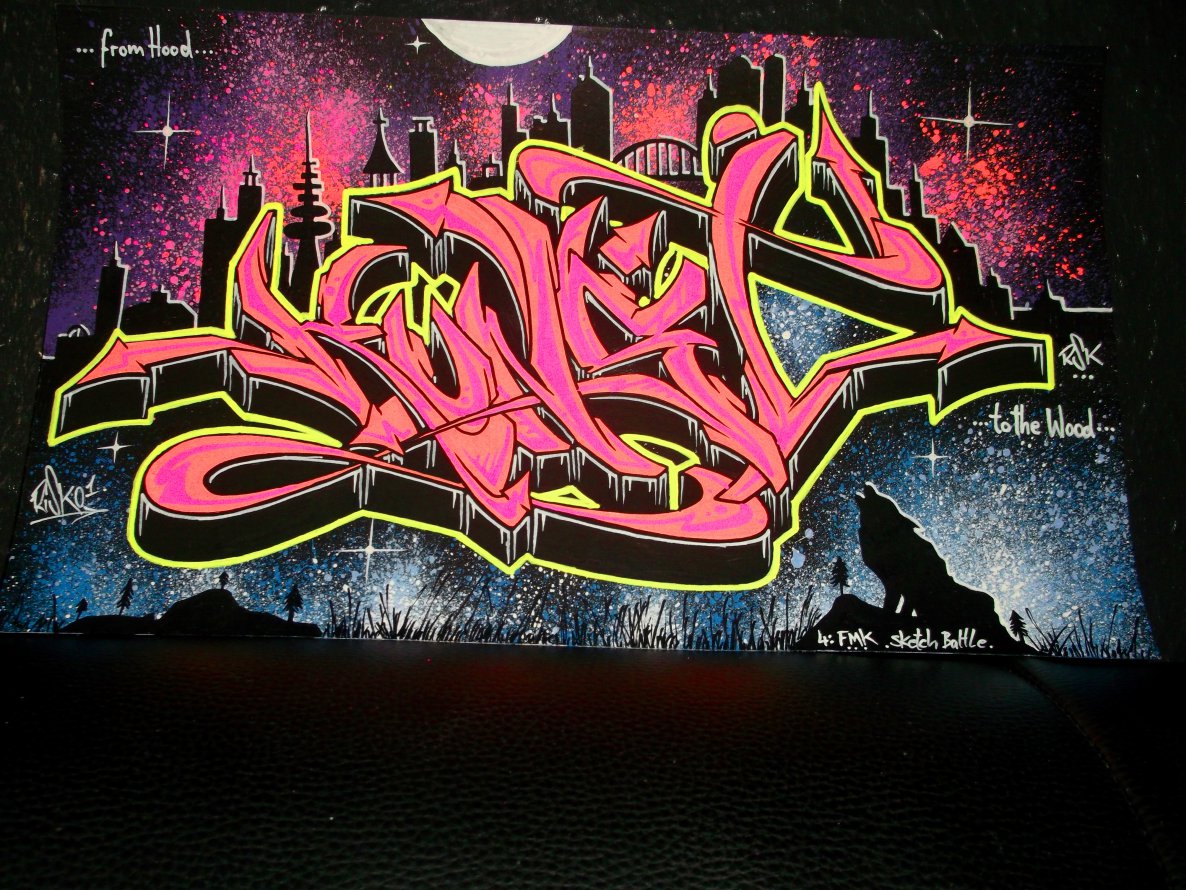 Graffiti Sketch - Photo by RISKOone - kunst, battlesketch, risko (2013)