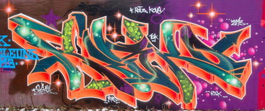 Graffiti Wall - Photo by RISKOone - RIS, KO, rsk (2013)