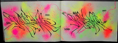 Graffiti Sketch - Photo by RISKOone - risko, doubletime, ris (2013)