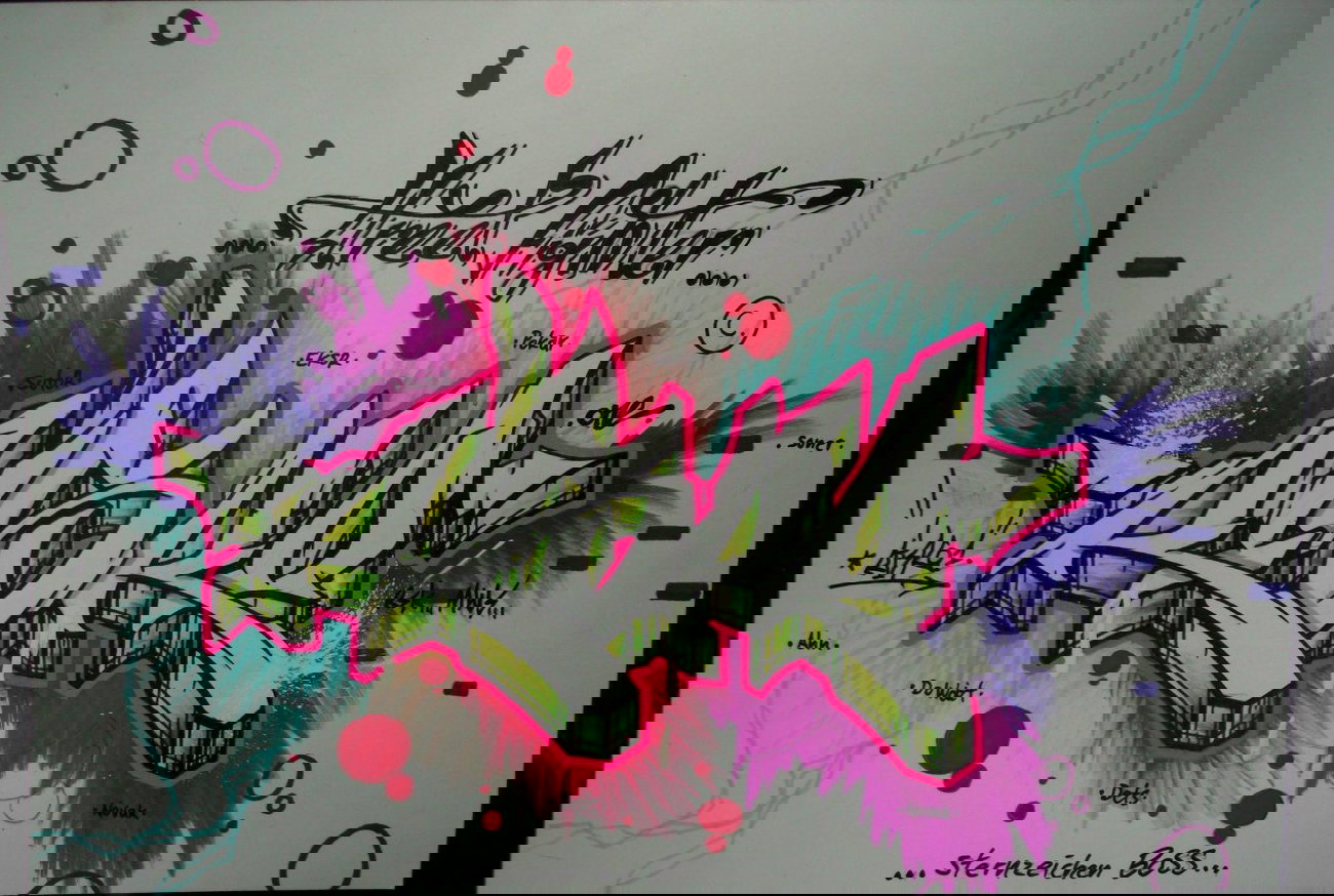 Graffiti Sketch - Photo by RISKOone - risko, street, fighter (2014)