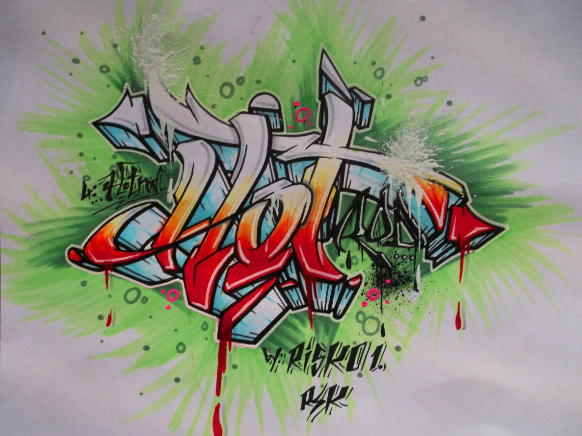 Graffiti Sketch - Photo by RISKOone - hot, rod, risko (2014)