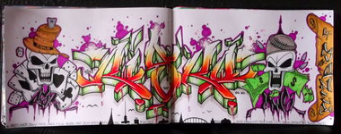 Graffiti Sketch - Photo by RISKOone - RISKO, RSK, TGK (2014)
