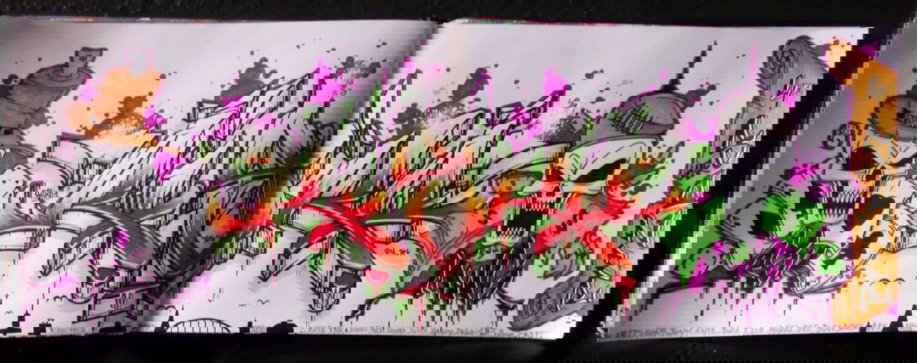 Graffiti Sketch - Photo by RISKOone - RISKO, RSK, TGK (2014)