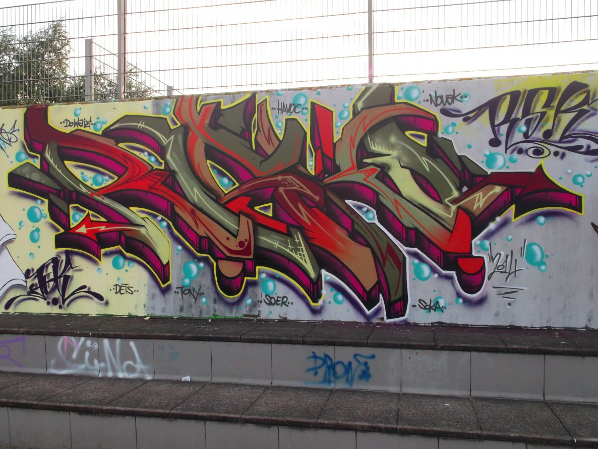 Graffiti Wall - Photo by RISKOone - risko, rsk, tgk (2014)