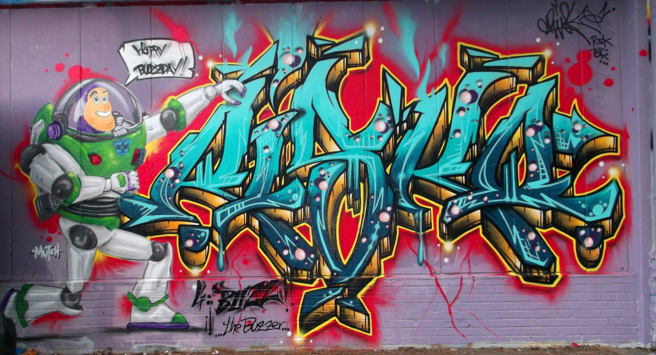 Graffiti Wall - Photo by RISKOone - risko, rsk, mutch (2014)