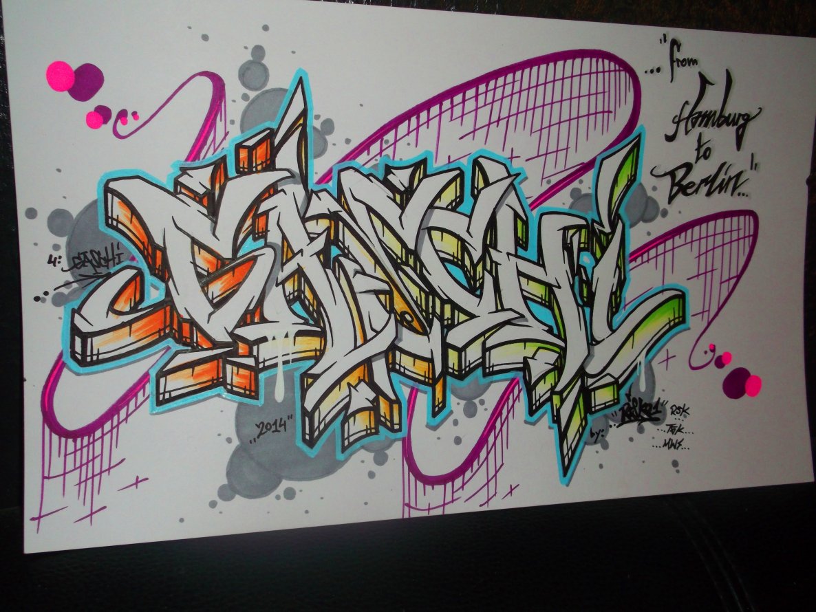 Graffiti Sketch - Photo by RISKOone - GASCHI, RISKO, RSK (2014)