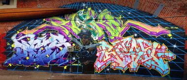 Graffiti Wall - Photo by RISKOone - DETS, RESH, MUTCH (2014)