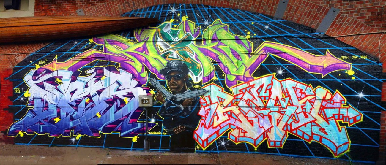 Graffiti Wall - Photo by RISKOone - DETS, RESH, MUTCH (2014)