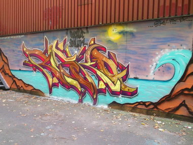 Graffiti Wall - Photo by RISKOone - RISKO, RIS, KO (2014)