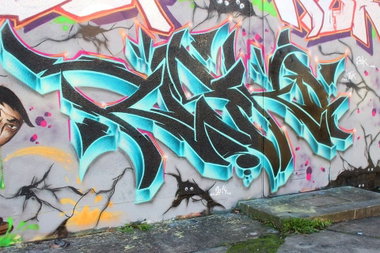 Graffiti Wall - Photo by RISKOone - risko, magdeburg, hamburg (2014)