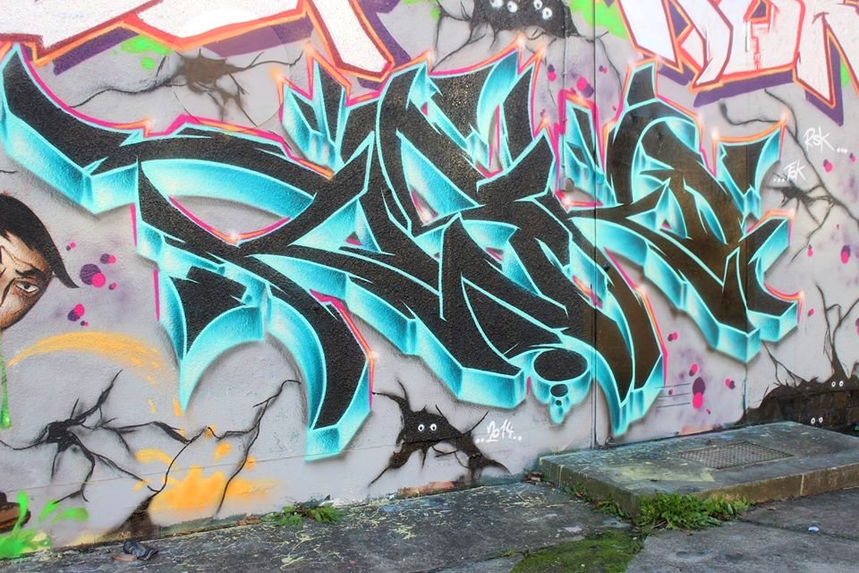 Graffiti Wall - Photo by RISKOone - risko, magdeburg, hamburg (2014)