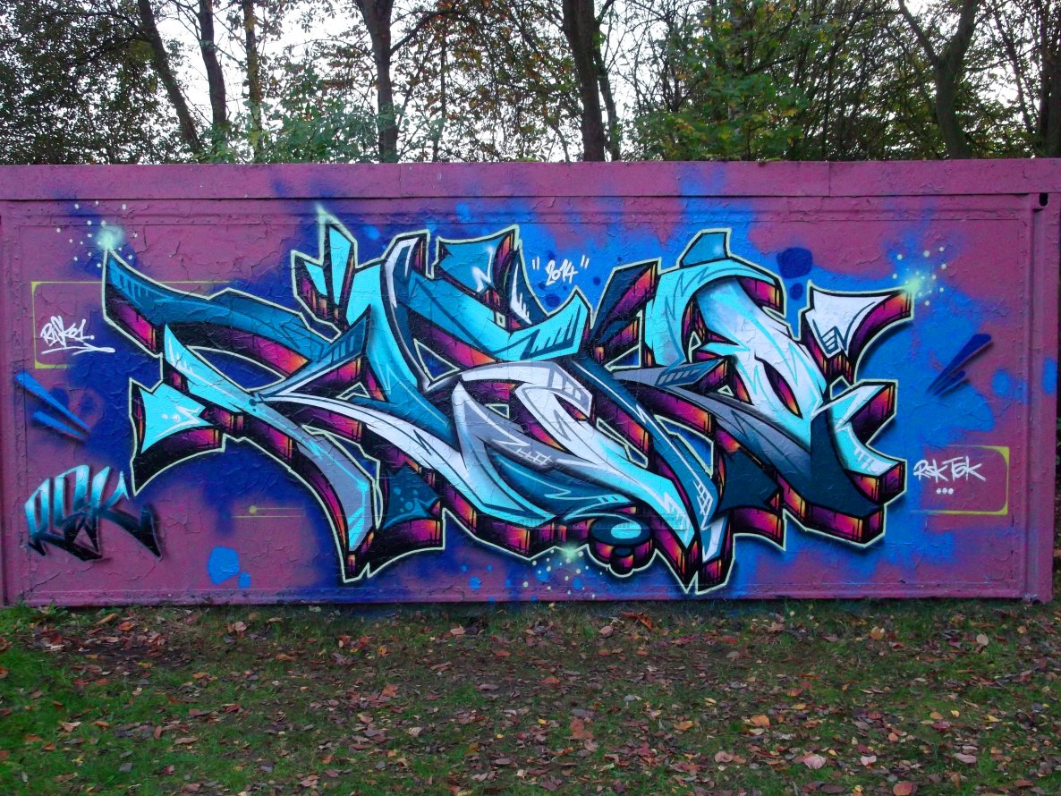 Graffiti Wall - Photo by RISKOone - RISKO, RSK, MWS (2014)