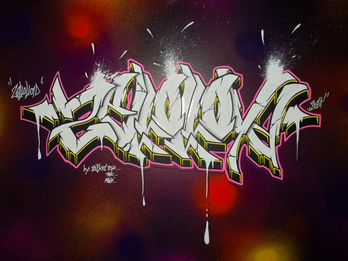 Graffiti Artwork - Photo by RISKOone - zellolloyd, risko, rsk (2014)