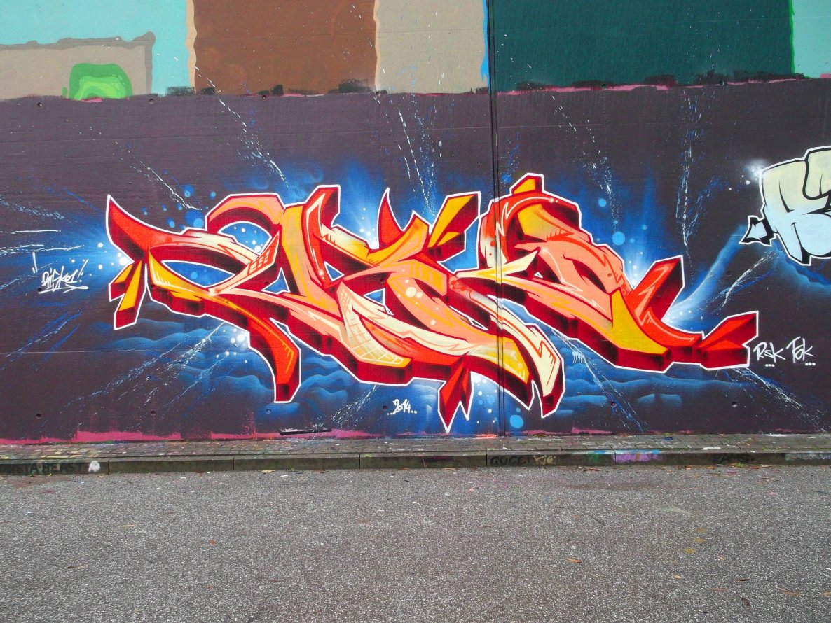 Graffiti Wall - Photo by RISKOone - RISKO, RSK, MWS (2014)