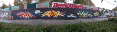 Graffiti Wall - Photo by RISKOone - risko, zoxes, abik (2014)