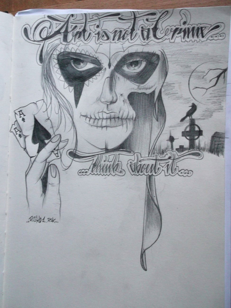 Graffiti Sketch - Photo by RISKOone - risko, rsk, hamburg (2016)