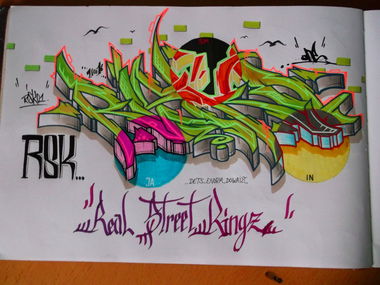 Graffiti Sketch - Photo by RISKOone - risko, rsk, hamburg (2016)