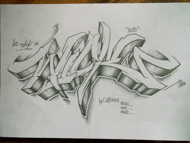 Graffiti Sketch - Photo by RISKOone - risko, rsk, tgk (2015)
