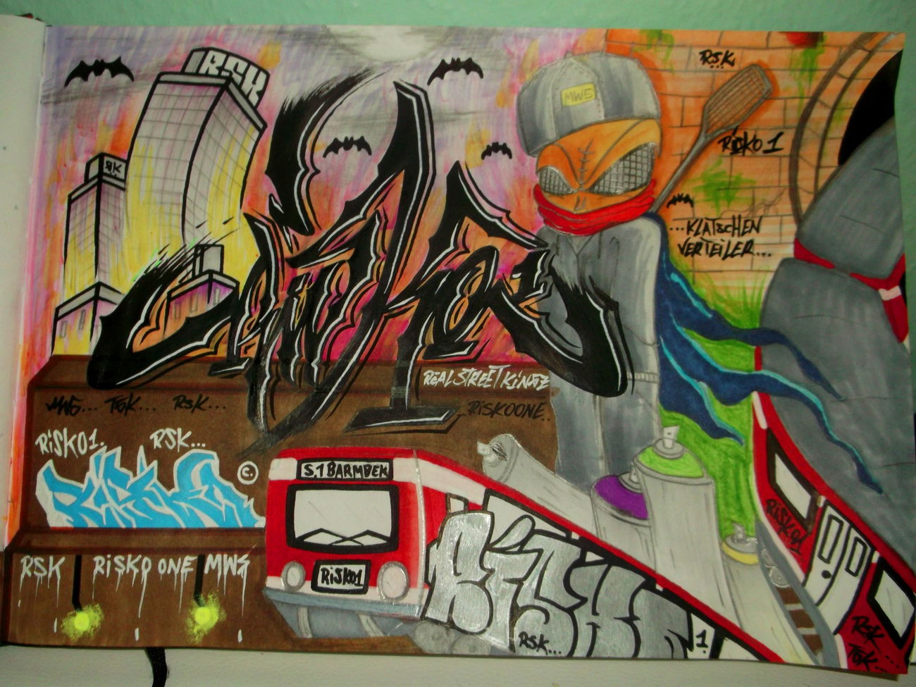 Graffiti Sketch - Photo by RISKOone - risko, rsk, tgk (2015)