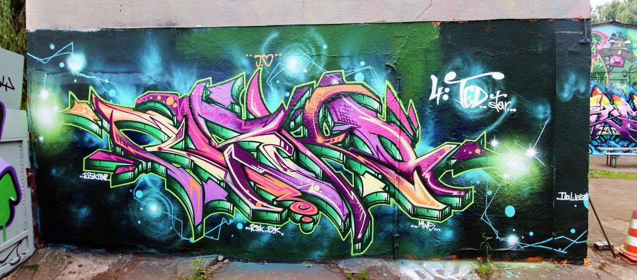 Graffiti Wall - Photo by RISKOone - risko, tgk, mws (2015)