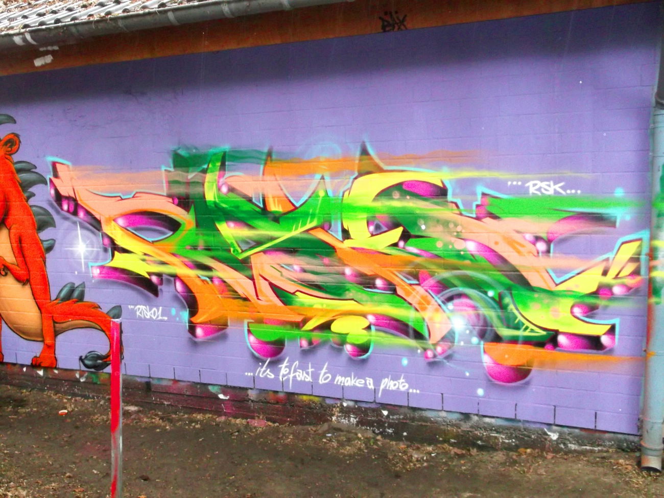 Graffiti Wall - Photo by RISKOone - risko, rsk, hamburg (2017)