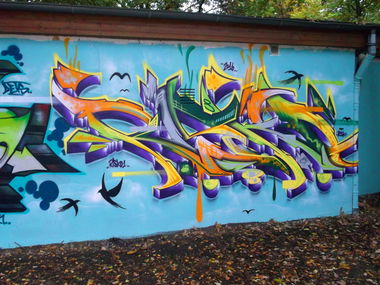Graffiti Wall - Photo by RISKOone - risko, rsk, hamburg (2016)