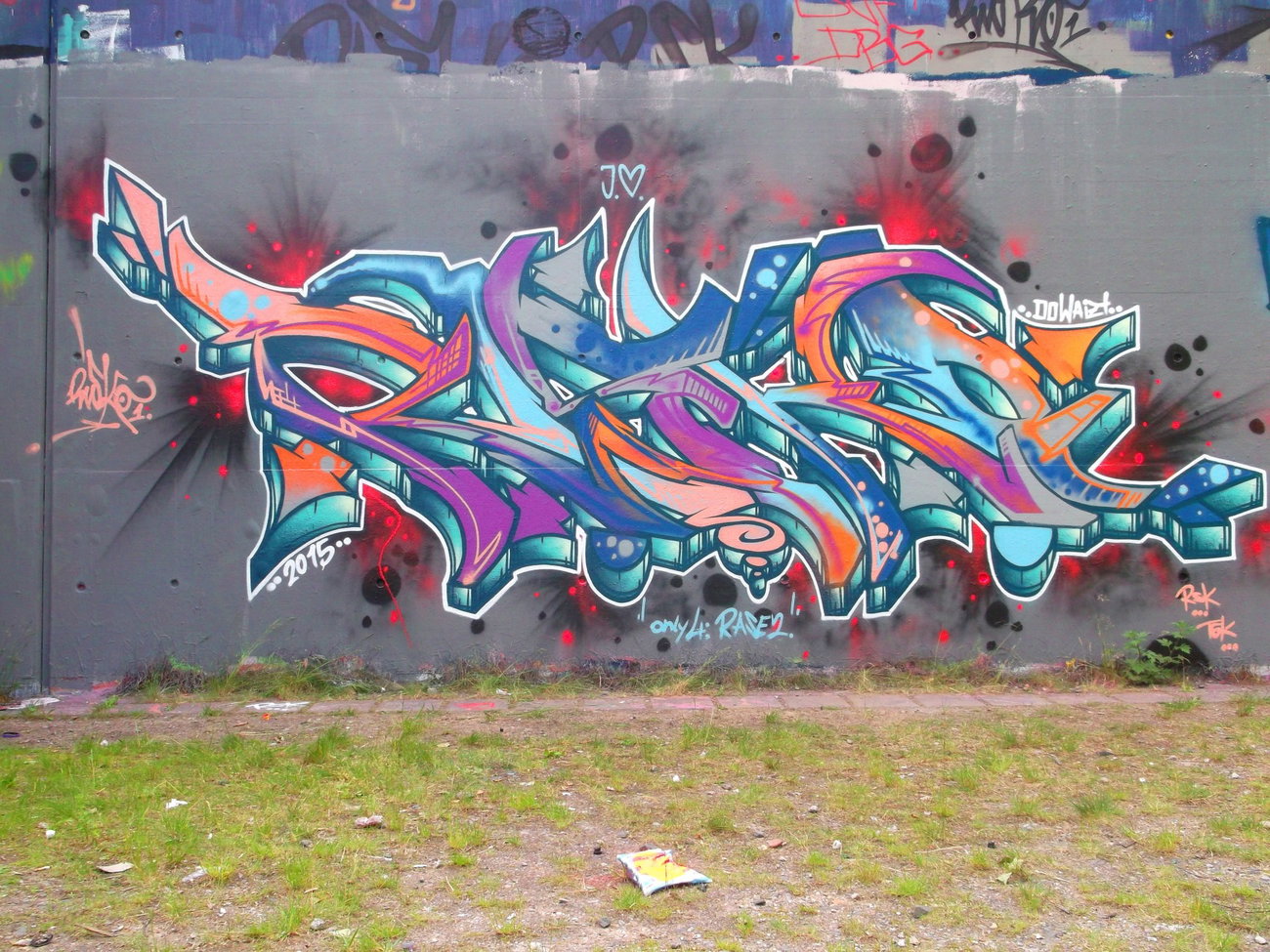 Graffiti Wall - Photo by RISKOone - risko, rsk, tgk (2015)