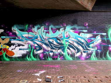 Graffiti Wall - Photo by RISKOone - risko, rsk, hamburg (2017)