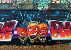 Graffiti Wall - Photo by RISKOone - dets, imun, risko (2018)