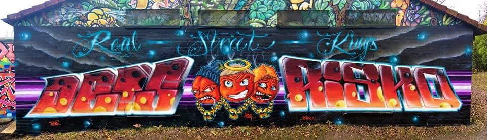 Graffiti Wall - Photo by RISKOone - dets, imun, risko (2018)
