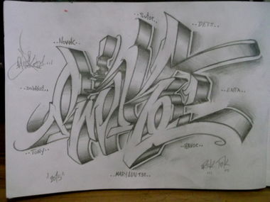 Graffiti Sketch - Photo by RISKOone - risko, rsk, mws (2015)