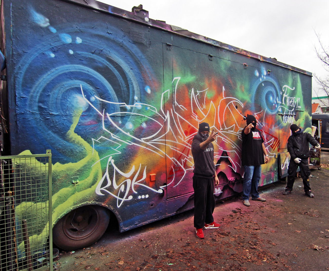 Graffiti Wall - Photo by RISKOone - risko, fazr, imun (2016)