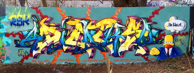 Graffiti Wall - Photo by RISKOone - risko, dets, rsk (2015)