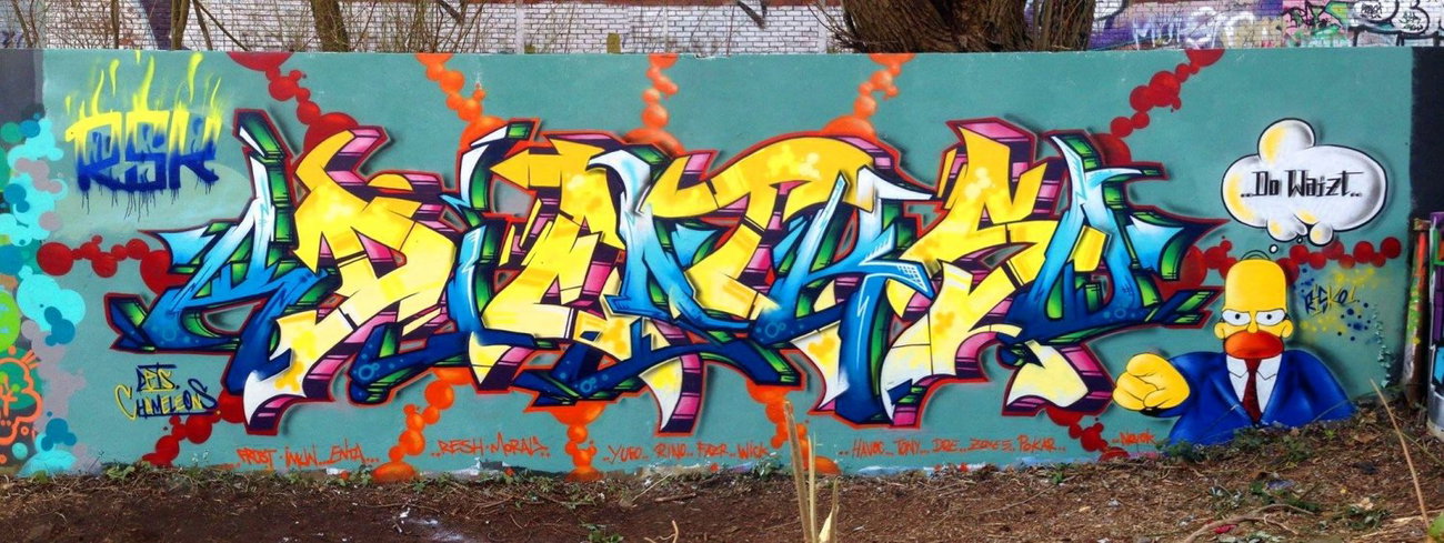 Graffiti Wall - Photo by RISKOone - risko, dets, rsk (2015)