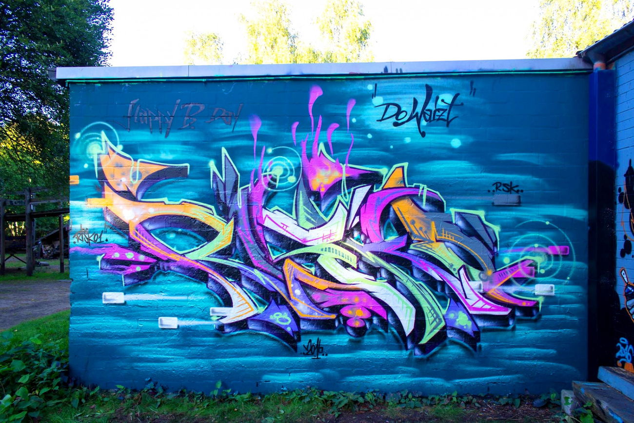 Graffiti Wall - Photo by RISKOone - risko, one, rsk (2016)
